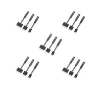 5 set of Leather Hole Punch Kit Leathercraft Punching Devices for Household Beginners 6 mm Black
