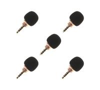 5 set of Mini 3.5mm Microphone Mic For Smartphone Mobile Phone Recording 3.5mm Omni-Directional
