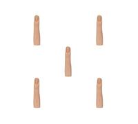 5 set of Nail finger Fake Finger Nail Manicure for Practicing Women Beginners Style C