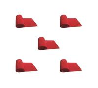 5 set of Piano Keyboard Cover Universal for 88 Key Electronic Keyboard Digital Piano red 124x14.5 cm