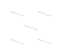 5 Set of Punching Leather Craft Ruler DIY Leather Crafting Tool for Drawing Household 4mm, Silver