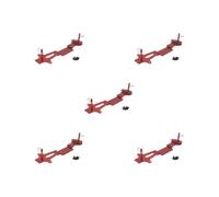 5 set of RC Second Floor Board RC Model Car Accessories for Wltoys 144010 1/14 RC Car Red, 166x12.34x49.5mm