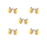 5 Set of Seamless Seam Setter Seam Joining Leveling Metal 90 Degree Stone Seam Setter Four Suction Cup, Yellow