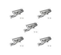 5 Set of Sewing Zipper Installation Tool Metal Accs Easy Using Sew Machine Seam Guide