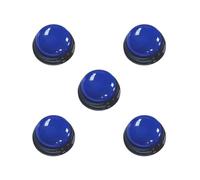 5 set of Sound Button Office Trivia Nights Easy to Use Game Show Button Kids Toy Blue, 90x40mm