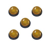5 set of Sound Button Office Trivia Nights Easy to Use Game Show Button Kids Toy Yellow, 90x40mm