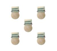 5 Set of Speedweve Type Loom DIY Tool with Wooden Disc Darning DIY Crafts Making Tool 14 Pin