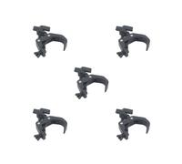 5 set of Stage Lights Clamp Easy to Install Sturdy Moving Head Beam Clamps Black 15x11x3 cm