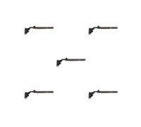 5 set of Suction Cup Wood Perch Toy Parrot Perch Stand for Budgie Bluebirds Cockatiel Type A