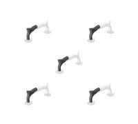 5 set of Suction Cups Ruler Handle Durable for DIY Sewing Tools Craft Patchwork Ruler Black White, 18x7.8cm