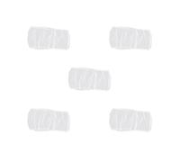 5 set of Universal Bird Cage Mesh Cover Parrot Cage Skirt for Parakeet Cockatoo Macaw M, white