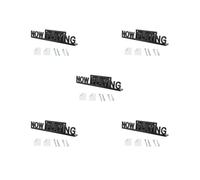 5 set of Vinyl Record Shelf Wall Mount Acrylic Album Record Holder for Picture DVD CD Black