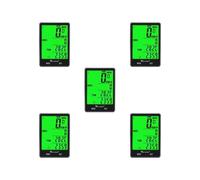 5 set of Waterproof Bike Computer LCD Speedometer Stopwatch Odometer A Type Wired