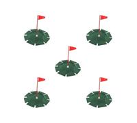 5 set Practice Putting Cup with Flag Putter Training Aid for Indoor Outdoor Sports Red Flag