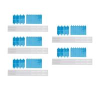 5 Set Privacy Screen Replacement Set, Privacy Filter Adhesive Strips, Plastic Slide Mount Holder Tabs for Computer Monitors or Laptops, Replacement Kits