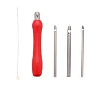 5 Set Punched Needle Set with Interchangeable Head Adjustable Embroidery Punched Needle Tool Embroidery Pen for Artists