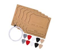 5 Set Replacement Strings and 10 Felt Picks for Various Ukulele Sizes Enhancing Sound Ukulele Nylon Strings with Felt Picks