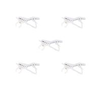 5 set Ring Style Mini 6mm Microphone Lapel Tie Clip Holder Mic Lavalier for Speech