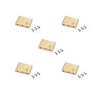 5 set Rustproof Waterproof Brass Tremolo Block High Density Square Professional Small Standard Tremolo Block Stable Guitar Bridge Part