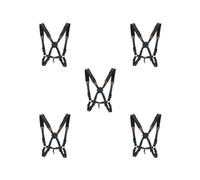 5 set Sax Strap Back Holder Adjustable Foldable Design Harness Belt Professional Buckle Saxophone Supplies Softness Shoulder Ropes