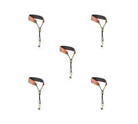 5 set Saxophone Neck Strap Padded Comfortable for Soprano Saxophone Bass Clarinet Brown, 45 cm