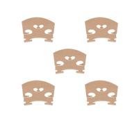 5 set Solid Wooden Violin Bridge Musical Instrument DIY Replace 4-4 3.6 cm