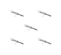 5 set Universal 2T Car Hydraulic Jack Oil Pump Shaft Parts Accessory Replace Parts Length 140mm, Silvery