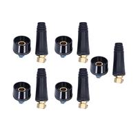 5 Set Welding Cable Quick Fitting, European Welding Machine Connector Plug, Brass and Rubber 250-400A Socket with Lock for Arc MIG TIG Welders