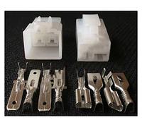 5 Sets 4 Pin 6.3 Series PA66 Female And Male Electric Plug Connector DJ7042-6.3-11 DJ7042-6.3-21