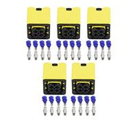 5 Sets 4 Pin Automotive Sensor Controls Harness Connector With Terminal 1-1418390-1 4P