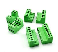 5 Sets 5.08MM Pluggable Terminal Blocks Connector, for KF2EDGKR 5.08 Butting Style 2/3/4/5/6/7/8 Pin Screw Terminal (Size : 8P)