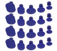 5 Sets Car Dent Puller Kit Blue Plastic Suction Cup Pull Plate