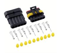 5 Sets Car Part 5 Pin Way Sealed Waterproof Electrical Wire Auto Connector Set