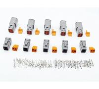 5 Sets DTM Series Plug DTM04-6P DTM06-6S 6 Way Gray Housing Sealed Auto Connector