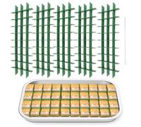 5 Sets Freeze Dryer Tray Dividers for Harvest Right, Medium Food Tray Dividers with Cleaning Brush for Candy Fruits Vegetables Heat-Resistant Freeze Drying Machine Accessories