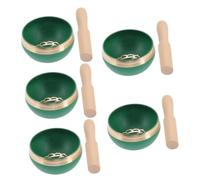 5 Sets Himalaya Bowl Chakra Singing Bowls Meditation Music Bowl Meditation Sound Bowl Yoga Meditation Bowl Zen Meditation Buddhist Meditation Bowls To Heal Wooden Colorful Bowl