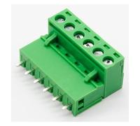 5 sets ht5.08 6pin Terminal type 300V 10A 5.08mm pitch connector pcb screw terminal block