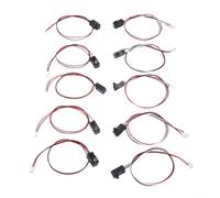 5 Sets IR Break Beam Sensor 5mm LED Photoelectric Switch DC 3.6-5.5V Fast Response for Arduino Robot Competition Counting Module Black(100CM)