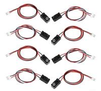 5 Sets IR Break Beam Sensor, Sensor Module with 3mm LEDs Photoelectric Switch, Infrared Beam Detection, for Robotics, Industrial Control(80CM)