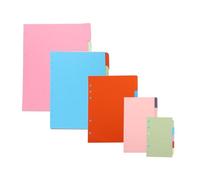 5 Sets Loose Leaf Papers Punched Notebook Refills | Paper Sheets with Tabs, Lightweight Sections for Teachers and Students, Fits Gel Pens and Ballpoint Pens