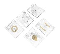 5 Sets Magnetic & Electric Field Iron Shavings Box, Pattern Visualization Demonstrator, Electrostatic Charge Distribution Display Tool, Physics Lab Teaching Equipment Principle Experiment
