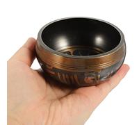5 Sets Meditation Bowl Exquisite Buddhism Bowl Tibetan Singing Bowl Buddha Singing Bowl Healing Mindfulness Bowl Decor Washers Meditation Singing Bowls Wood Mini Buddha Sound Bowl