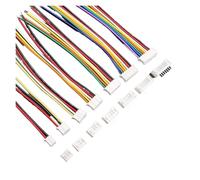 5 Sets Micro JST 2.0mm PH2.0 Male Female Connector 2P 3P 4P 5P 6P 7P 8Pin Plug With Terminal Wires Cables Socket 26AWG(Length 20CM,5Pin)