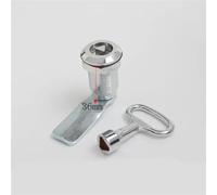 5 Sets MS705-28/36 Zinc Alloy Triangle Lock Drawer Locker Door Cinet for Office Desk Cam Locks with Key 1Pcs(4sets-36mm-H0-key)