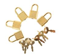 5 Sets Vintage Iron Treasure Chest Lock and Key Set
