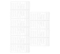 5 Sets White M Shaped Plastic Cord Comb for Computer Wire Management | Integrated Wide Tooth Design, Stable Fixation for 8+8pin Power Cables and CPU Supply Wires