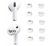 5 Sets XXS Size Ear Tips Replacement for AirPods Pro 3, Silicone Earbuds Covers Eartips Ear Cap 5 Pairs Compatible with AirPod Pro 3, White XXS 923