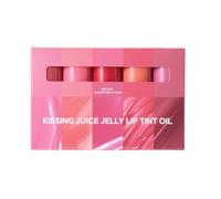 5 Shades Lip Tint Oil Set, Lightweight Lip Tint | Multi-use makeup, suitable for lips, cheeks, and face contouring