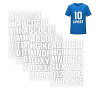 5 Sheets 210 pcs Vinyl Iron on Letters and Numbers for Clothes, 2 Inch A to Z, and 0-9 Custom Iron on Heat Transfers for T-Shirt Jersey Hats Printing DIY Crafts