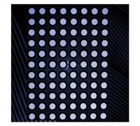 5 Sheets 3D Scanner Mark Locating Point Magnetic Mark Reflective Target Point Target Ball Code Sticker Reflective Scanning Positioning(Mag in6mm-ex10mm)
